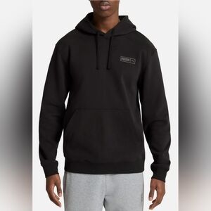 NEW! Men's Black Puma Fleece Hooded Sweatshirt Size M